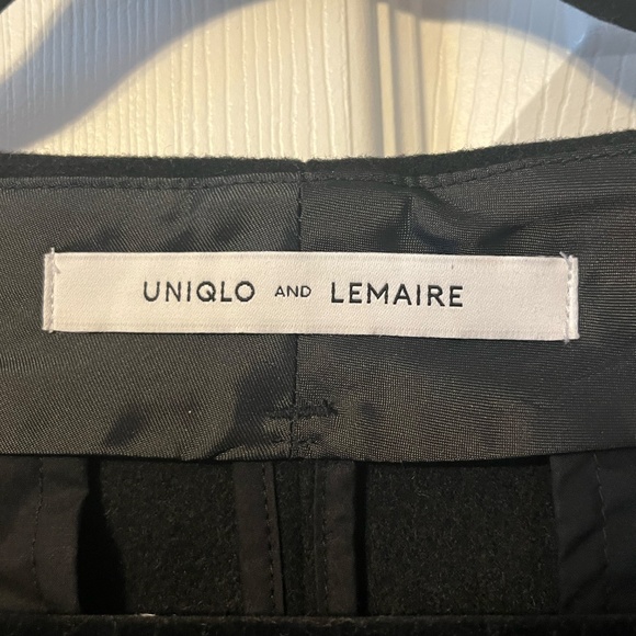 Lemaire for Uniqlo Black Wool Pants | 29" x 34" - Picture 2 of 5
